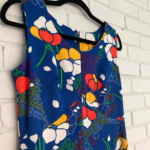 1970’s Vibrant Floral Maxi Dress - Picture 5 of 6